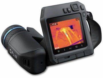 FLIR T560 proff termokamera med ekstra høy 640x480 oppløsning og følsomhet <0,04°C.