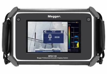 MEGGER MPAC128 Multi-frekvens Ultralyd og Akustisk Kamera tar 